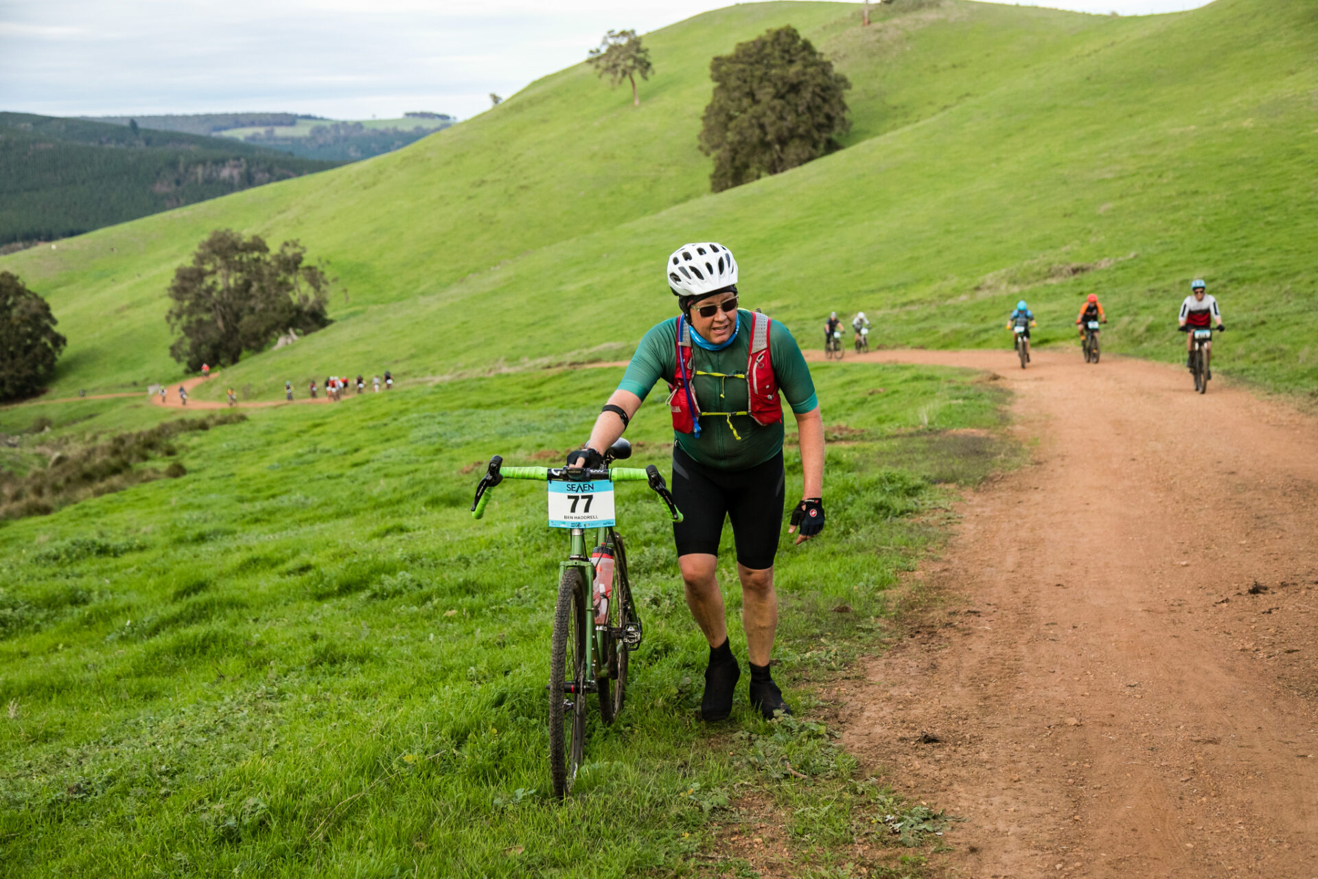 seven mountain bike race